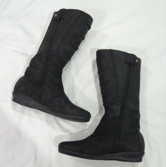 Icon Sacred Black Leather Motorcycle Riding Boot Size Womens 5 - Picture 2 of 8